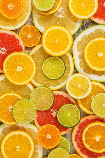 Citrus fruits background — Stock Photo, Image