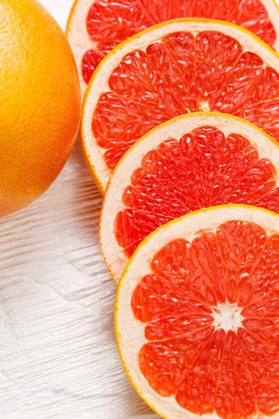 Grapefruity a plátky — Stock fotografie