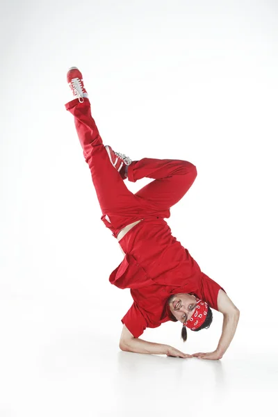 Dansçı kırmızı — Stok fotoğraf