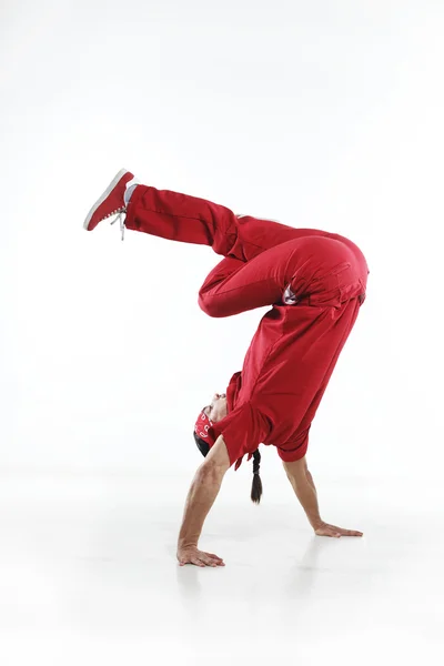 นักเต้นในสีแดง — ภาพถ่ายสต็อก