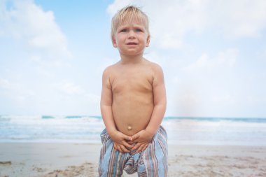 Sarışın sevimli çocuk