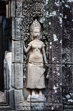 Bas Rölyef Banteay Srei, Kamboçya'da