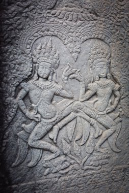 Bas Rölyef Banteay Srei, Kamboçya'da