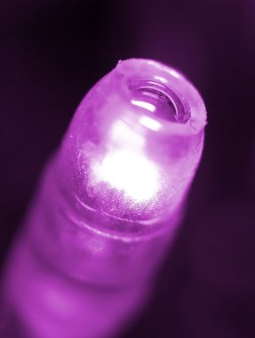 Closeup küçük diyot ışık led