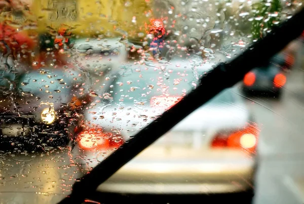 Auto windshield wipers — Stock Photo, Image