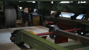 kontrplak levhalar closeup sürecinin üretim