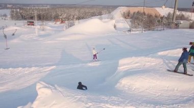Kış aktiviteleri Kayak merkezinde