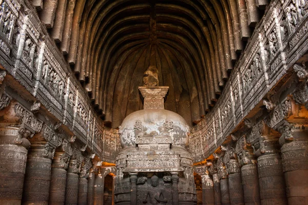 Hindistan'da Ajanta mağaraları — Stok fotoğraf