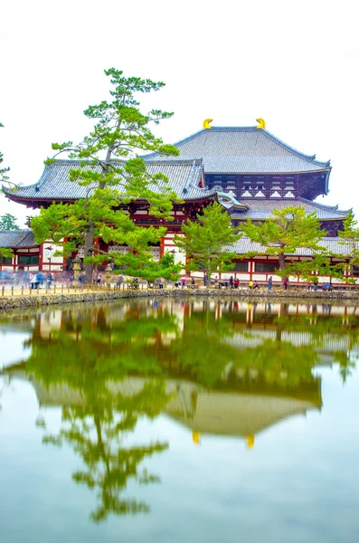 Todaiji temple, nara (prefektury), cestovní ruch Japonsko — Stock fotografie