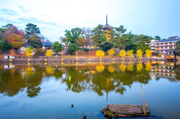 Kofukuji templom, Nara, Nara (prefektúrák), a turizmus a japán — Stock Fotó