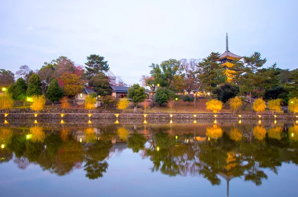 Chrám Kofukuji, Nara, Nara (prefektury), cestovní ruch Japonska — Stock fotografie