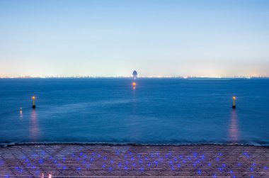Tokyo (deprem), Turizm Japonya'nın Tokyo aqualine gece görünümü
