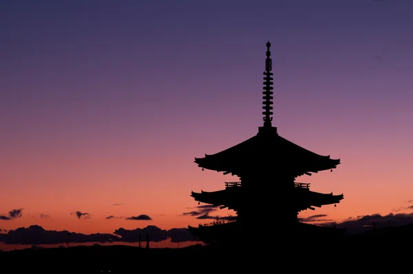 Yasaka tower, Kjóto (prefektury), japonské tradiční chrámy a svatyně — Stock fotografie
