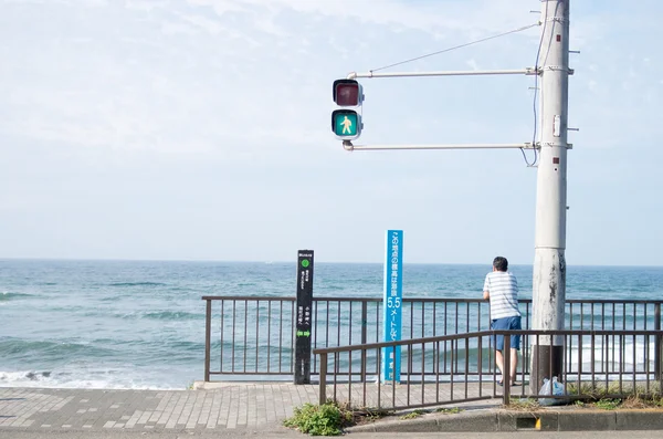 Shonan seaside area,kamakura,kanagawa japan — Stock Photo, Image
