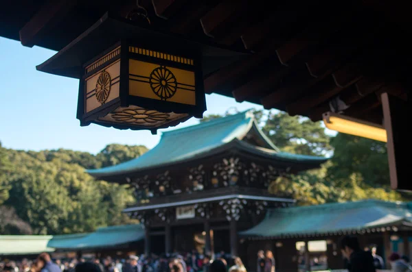 Santuario Meiji-jingu, tokyo (prefecturas), templos y santuarios tradicionales japoneses — Foto de Stock
