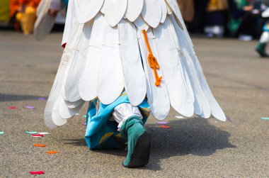 Hiçbir mai Senso-ji Tapınağı'nda gerçekleştirilen Shirasagi