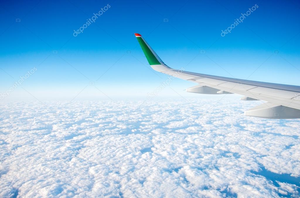 jet wing sky & cloud