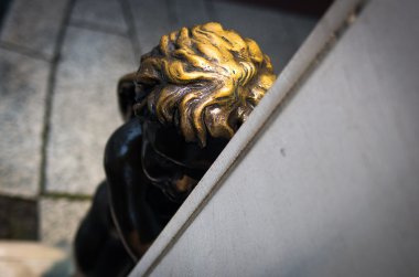 Melek heykeli Ginza, tokyo, Japonya