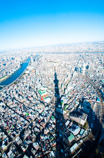 Tokyo vue sur le ciel, japon — Photo