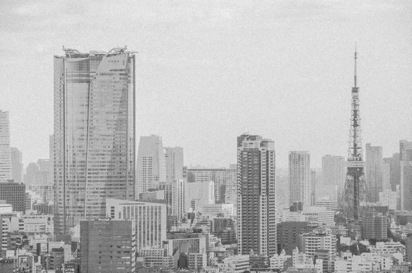 Torre tokyo vista mattutina, tokyo, giappone — Foto Stock