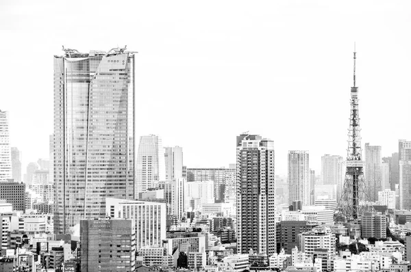 Torre tokyo vista mattutina, tokyo, giappone — Foto Stock