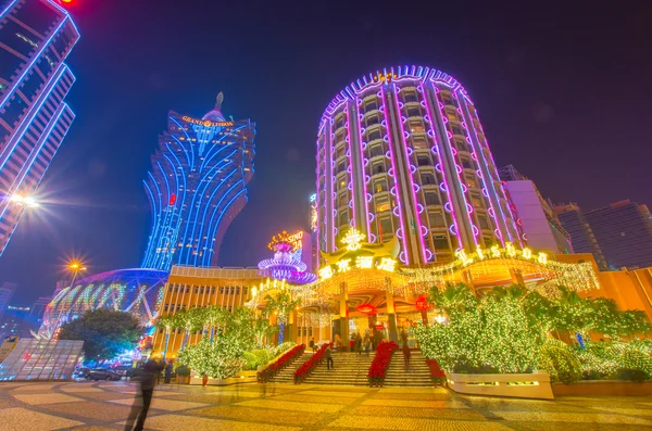 Macau night view,macau,china — Stock Photo, Image
