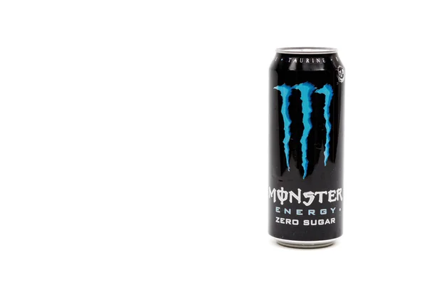 Londres Reino Unido Octubre 2020 Una Lata Monster Zero Sugar —  Fotos de Stock