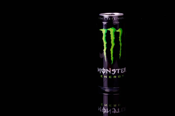 Londres Royaume Uni Octobre 2020 Une Canette Boisson Énergisante Monster — Photo