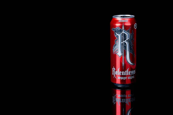 London Egyesült Királyság 2020 Október Can Cherry Relentless Energy Drink — Stock Fotó