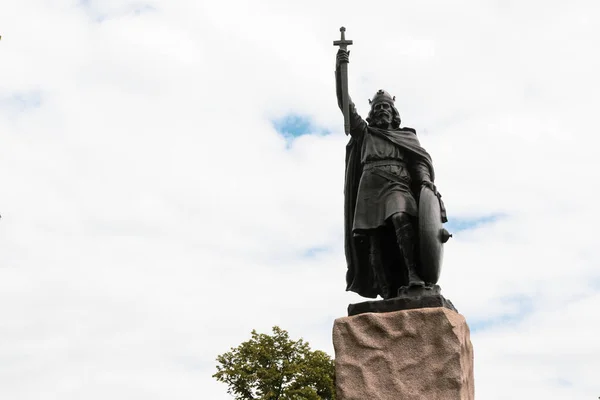 윈체스터 2021 Statue King Alfred Great King West Saxons 848 — 스톡 사진