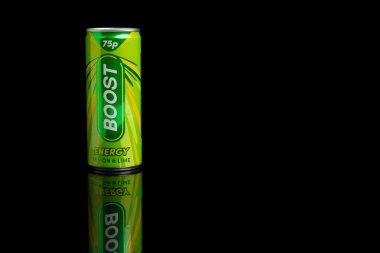 Londra, Birleşik Krallık, 24 Şubat 2026: - Bir kutu limonlu limon ve limonlu limon, AG Barr yapımı, büyük bir İngiliz içki üreticisi