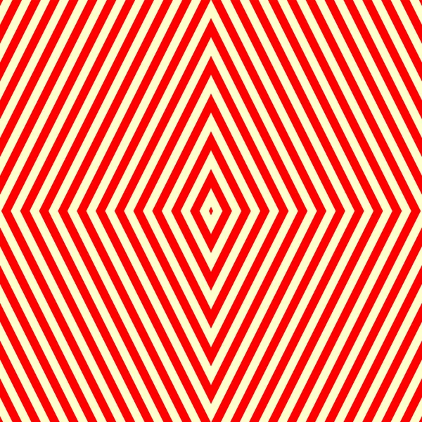 Simetrik geometrik süsleme ile dikişsiz desen. Çizgili kırmızı beyaz soyut arka plan. 
