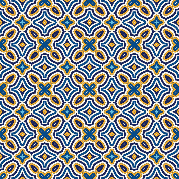 Parlak etnik arka plan. Simetrik geometrik süsleme ile Seamless Modeli. 