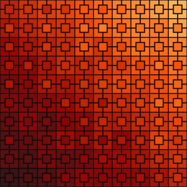 Simetrik geometrik süslemeli desen. Degrade renk soyut arka plan.