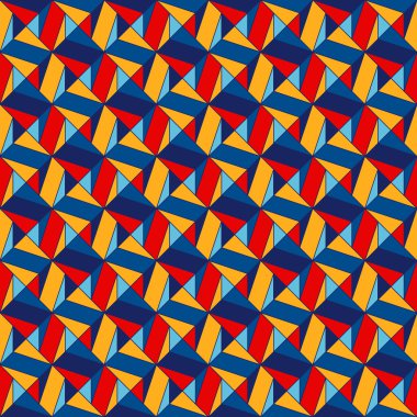 Parlak geometrik soyut arka plan. Çokgenlerle kesintisiz desen. Süs canlı duvar kağıdı.
