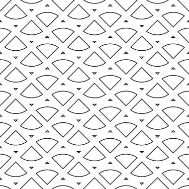 Üçgen ana hatları duvar kağıdı. Tekrarlanan geometrik şekiller arka plan. Çokgenli kusursuz yüzey dizaynı. Mozaik motifi. Web tasarımı için sivri üçgenli dijital kağıt. Vektör sanatı.