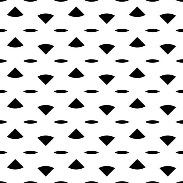 三角ブロックと破線壁紙 幾何学的図形の背景を繰り返します 多角形でシームレスな表面パターンデザイン モザイクモチーフ ギザギザの三角形のデジタルペーパー ベクターアートワーク — ストックベクタ