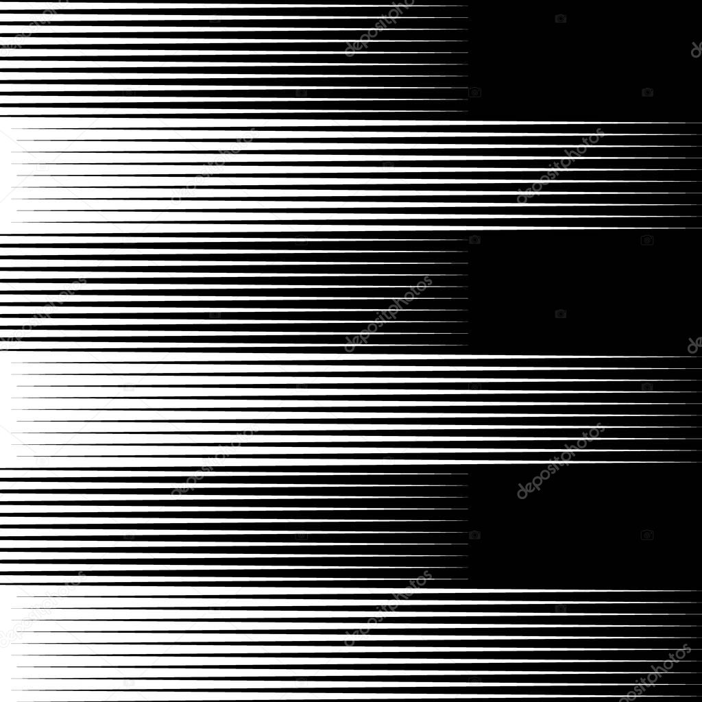 Lines pattern. Stripes image. Striped illustration. Linear background. Strokes ornament. Abstract wallpaper. Modern halftone backdrop. Digital paper, web design, textile print. Vector artwork.