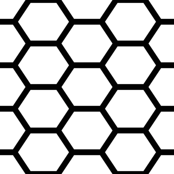 Hexagones Panal Abeja Mosaico Rejilla Fondo Motivo Étnico Antiguo Papel — Vector de stock