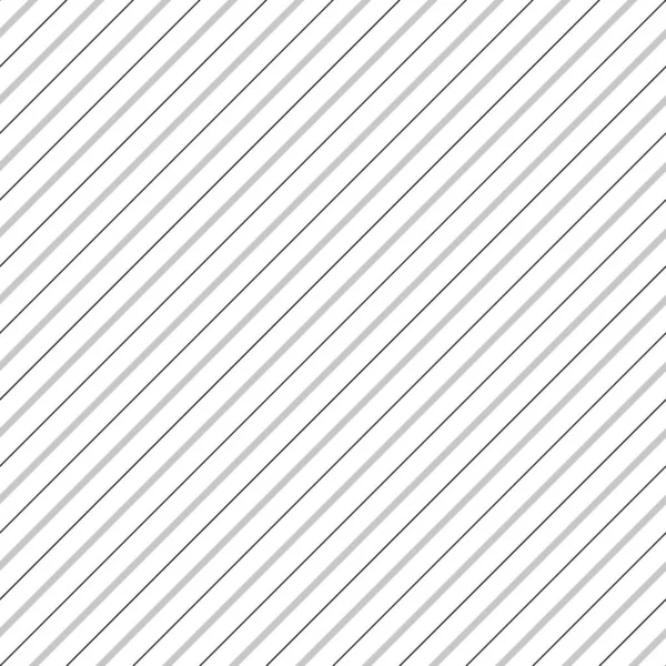 白の背景に抽象的な斜めの灰色と黒の線 線形装飾が施されたシームレスな表面パターンデザイン ストレートストライプをモチーフにアングリング スレンド ピンストライプ デジタルペーパーを剥ぎ取った ベクトル — ストックベクタ