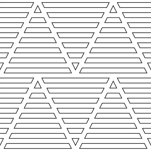Coups Blocs Papier Peint Lignes Blanches Zigzag Sur Fond Rayé — Image vectorielle