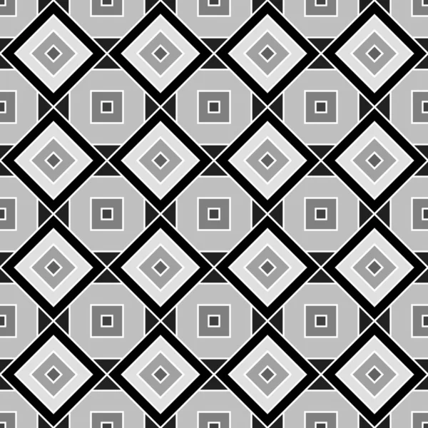 幾何学的図形を持つ民族シームレスな表面パターンデザイン 繰り返される正方形 三角形 線の装飾抽象的な背景 部族刺繍のモチーフ デジタルペーパー ページの記入 ベクトルワーク — ストックベクタ
