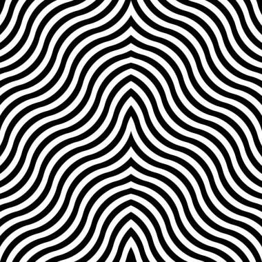 Çapraz kıvrımlı çizgiler. Tırtıklı çizgiler. Dalgalar motifi. Dalgalı doğrusal süslemeli kusursuz yüzey dizaynı. Tekrarlanan kıvrımlar duvar kağıdı. Dalga biçimi resmi. Web tasarımı için dijital kağıt. Vektör sanatı.