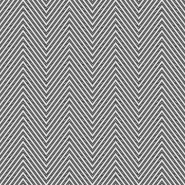 Zigzag çizgileri. Tırtıklı çizgiler. Dalgalı doğrusal süslemeli kusursuz yüzey dizaynı. Tekrarlanan semboller duvar kâğıdı. Sayfa dolguları için dijital kağıt, web tasarımı, tekstil baskısı. Vektör illüstrasyonu.