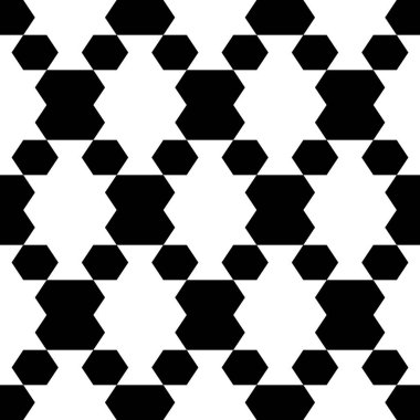 Kusursuz vektör. Altıgenler, arka plan figürleri. Halk süsü. Çokgen deseni. Etnik motif. Basit şekiller duvar kağıdı. Geometrik görüntü. Dijital kağıt, tekstil baskısı, soyut arkaplan.