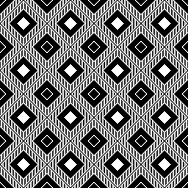 Tekrarlanan siyah elmaslar ve vuruşlar. Duvar kağıdı gibi. Eşkenar dörtgen süslemeli kusursuz yüzey dizaynı. Pastil motifi. Sayfa dolguları için dijital kağıt, tekstil baskısı, web tasarımı. Etnik vektör