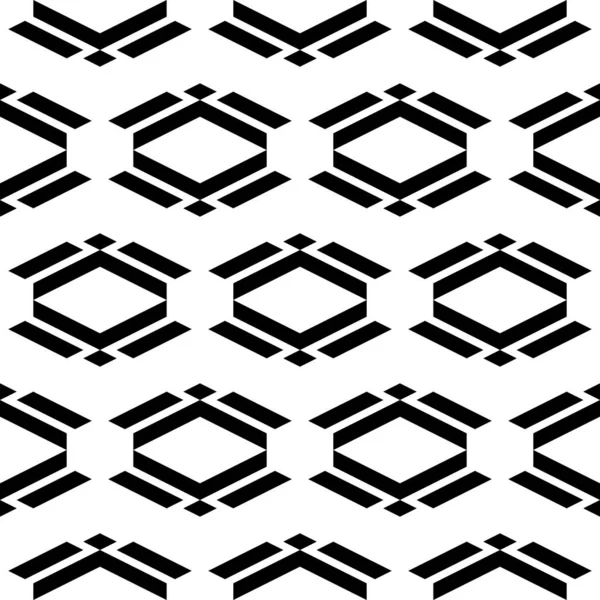 Bezproblémový Vzorec Rhombusy Rovnoběžníky Figurální Ornamenty Etnické Tapety Jednoduché Tvary — Stockový vektor