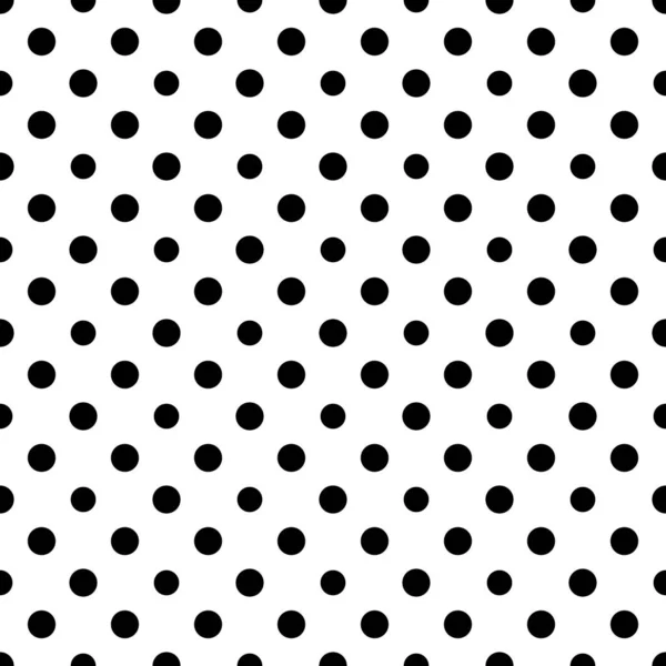 Circles Seamless Pattern Dots Ornament Circle Figures Backdrop Polka Dot — Stock Vector