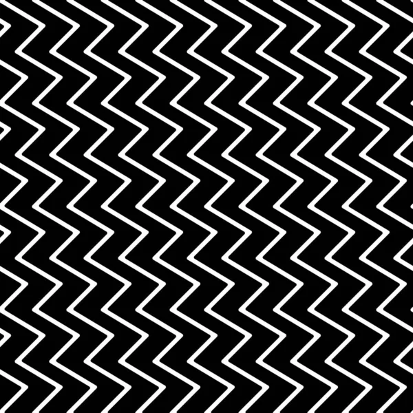 Diagonale Zickzack Linien Nahtloses Muster Schräg Gezackte Streifen Verzieren Das — Stockvektor
