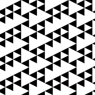 Kusursuz desen. Üçgen süslemesi. Geometrik arka plan. Üçgen şekilli duvar kağıdı. Özgeçmişi belli. Poligon motifi. Dijital kağıt, tekstil baskısı, web tasarımı, soyut. Vektör